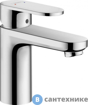 картинка Смеситель Hansgrohe 71580000 Vernis Bl для раковины, без сл. наб, хром