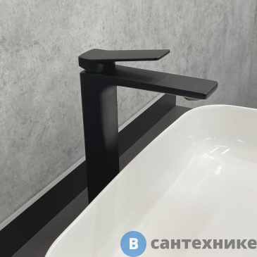 картинка Смеситель Comforty FC071B-CMT для раковины, чёрный матовый