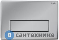 Клавиша смыва IDDIS Unifix UNI41CHi77, универсальная, хром
