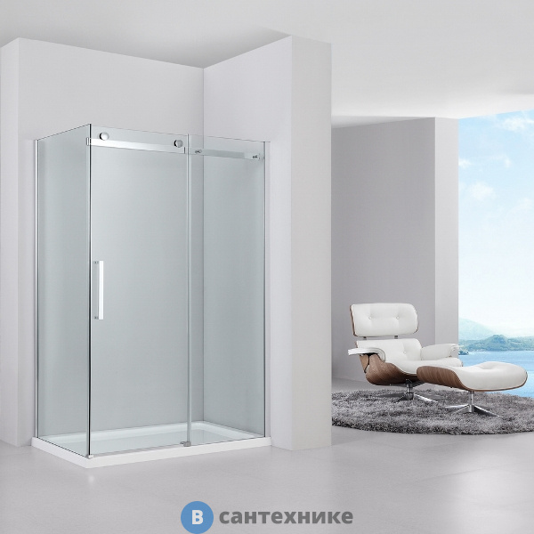 Душевое ограждение Black&White S208 (800X1200X1950)