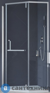 картинка Душевой уголок RGW HO-084 хром/прозрачное/8 мм 100*100*195 (350608400-11) без поддона