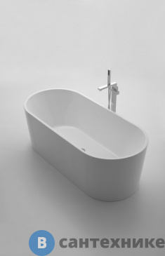 картинка Акриловая ванна BelBagno BB71-1700-W0, 1700x800x600, без перелива