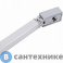 картинка Душевая перегородка CEZARES LIBERTA-L-1-TB-80-BR-Cr универсальная с односторонним входом, стекло бронза, профиль хром, 800x1950 мм