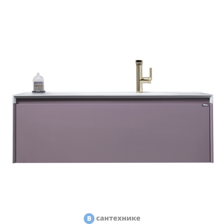 Тумба с раковиной Orans BC-4060-1200R с LED подсветкой, PU034 (1200x500x400)