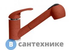 Смеситель АкваГранитЭкс С-4040 красн. (334) для кухни