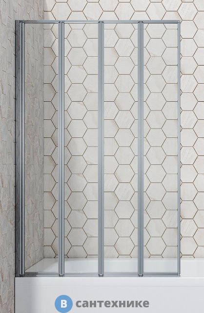 Шторка для ванны Ambassador Bath Screens 16041111L (1000x1400)