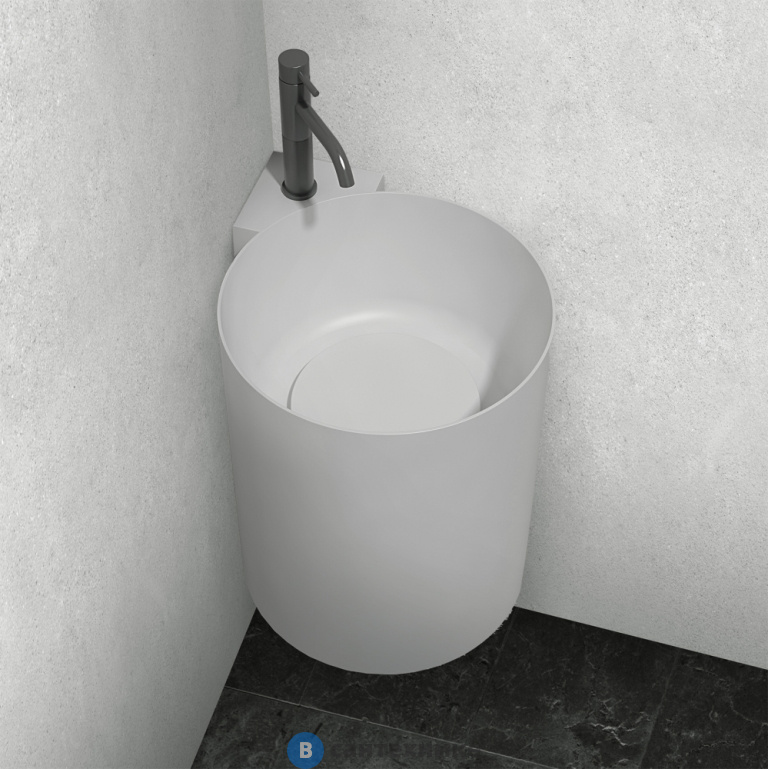 Раковина ABBER Stein AS2625 подвесная белая матовая