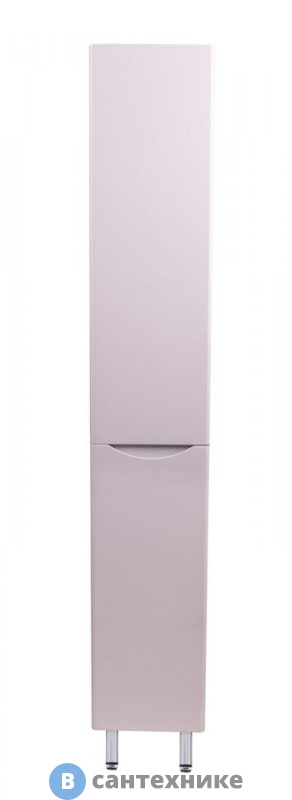 Колонна Style line Бергамо с корзиной, универсальная, Люкс антискрейтч белый, PLUS (2000949236766)