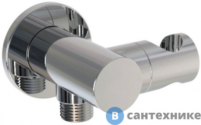 картинка Держатель Paini 50CR480T регулируемый, для душа с выводом для воды