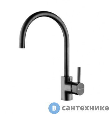 картинка Смеситель OMOIKIRI Wakayama-GM вороненая сталь (4994290)