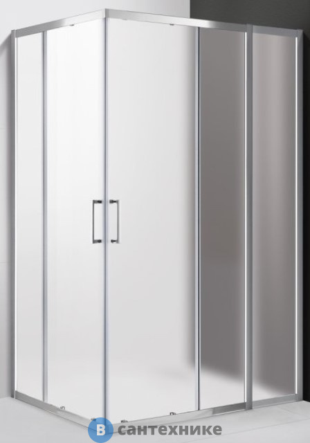 Душевой уголок Cezares MOLVENO-AH-21-90+30-P-Cr без поддона