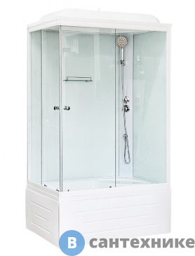 картинка Душевая кабина Royal Bath RB 8120BP5-WT R 1200x800x2170 (белое/прозрачное)