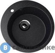 Кухонная мойка Ulgran U-405-308 черный D=495мм