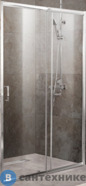 картинка Душевая дверь BelBagno UNIQUE-BF-1-110/125-C-Cr ((1100-1250)x1900)