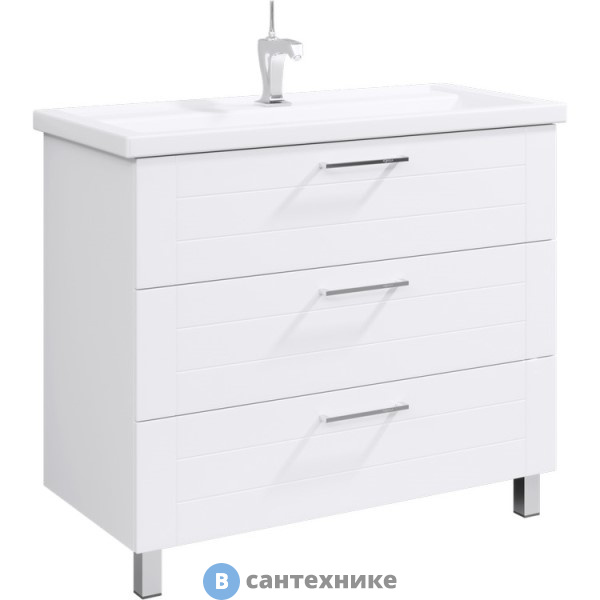 Тумба под раковину Aqwella MANCHESTER 101 MAN01103 (напольная, белый)