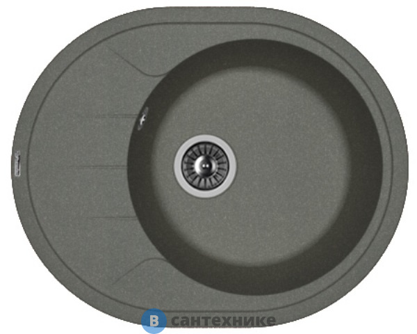 Кухонная мойка FLORENTINA Родос 620, чёрный FG (20.245.B0620.102)