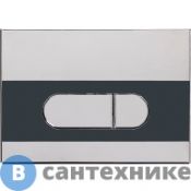 Панель смыва Koller Pool Orion хром глянец чёрная к Dune 1200SL (KP-224-002)