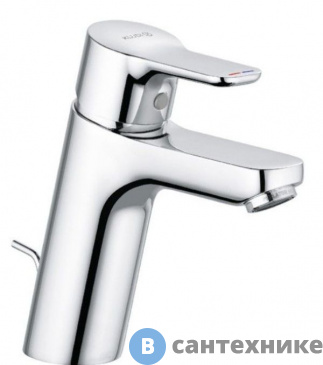 картинка Смеситель Kludi PURE&EASY XL 372900565 однорычажный, на умывальник, с донн. клапаном
