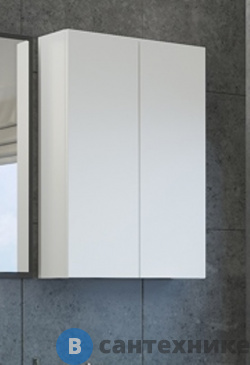 картинка Шкаф Comforty подвесной Лозанна-60 белый глянец