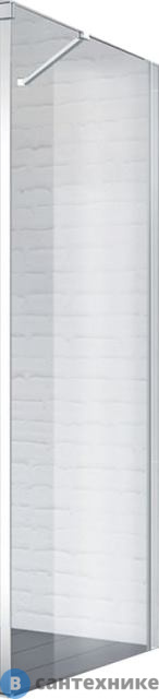 Боковая панель BelBagno ACQUA-100-FIX-C-Cr для ограждения