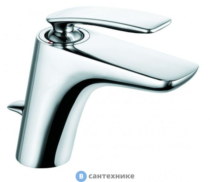 Однорычажный смеситель Kludi BALANCE 520230575 для раковины, с донным клапаном