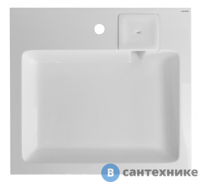 картинка Раковина AZARIO Beta NEW (600*550*100)+ сифон (CS00086605)