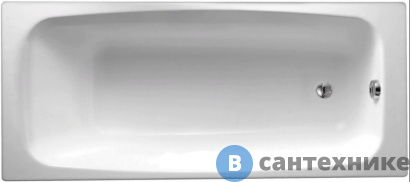 картинка Чугунная ванна Jacob Delafon DIAPASON E2937 б/отв (170x75), без ножек и сифона