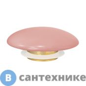 Накладка на слив для раковины ABBER AC0014MP розовая матовая, керамика