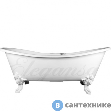 картинка Чугунная ванна ELEGANSA NADIA IRON FEET white