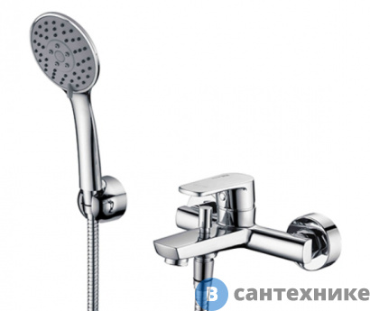 картинка Смеситель WasserKRAFT Dill 6101 для ванны с коротким изливом