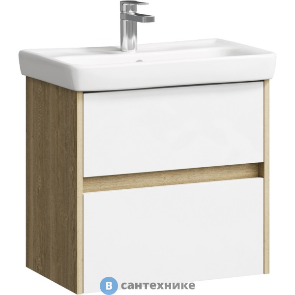 Тумба под раковину Aqwella CITY 60 CI0106DB (подвесная, дуб балтийский)