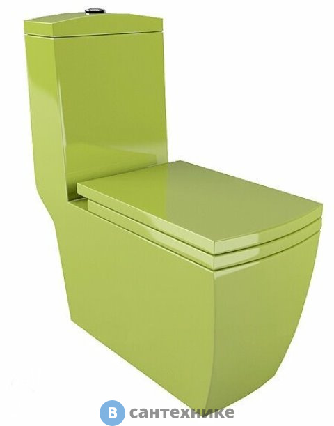Унитаз с бачком Arcus 050 салатовый моноблок (без сиденья)