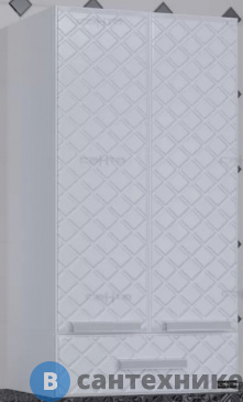 картинка Шкаф подвесной СанТа Калипсо 48*90 1 ящ над стиральной машиной new (417002N)