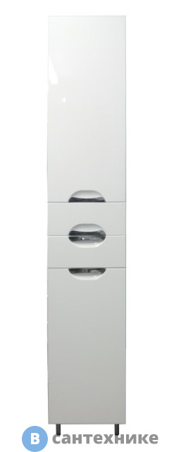 Пенал Loranto Стиль-30 с корзиной, левый (300*1970*330) (CS00024791)