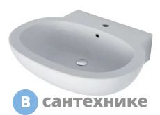 Раковина Cielo EASLA65E Easy Bath, цв. белый