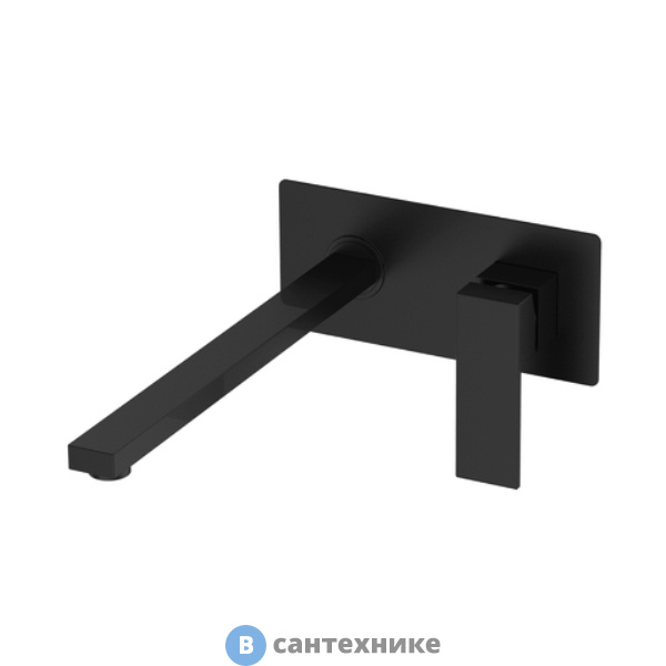 Смеситель Orange Lutz M04-722b однозахватный для раковины скрытого монтажа с внутренней частью