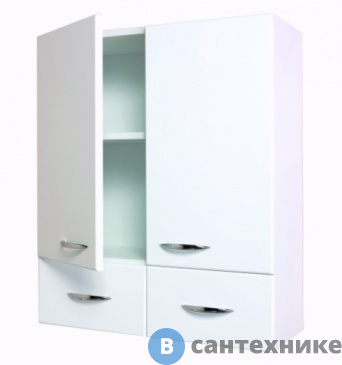 картинка Шкаф Onika Кредо 60.2 двухдверный (2 ящика) (306004)