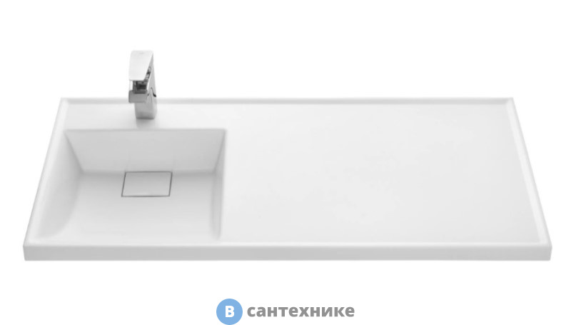 Раковина Акватон Лондри 1050 лев, белая (1A72833KLH01L)