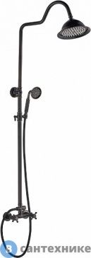 картинка Душевая стойка BOCH MANN DIVA чёрная (BM7224)