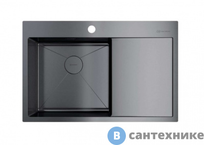 картинка Кухонная мойка OMOIKIRI Akisame 78-GM-L (4973099)