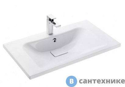 картинка Раковина Акватон Брук 800 белая (1A71453KBC010)