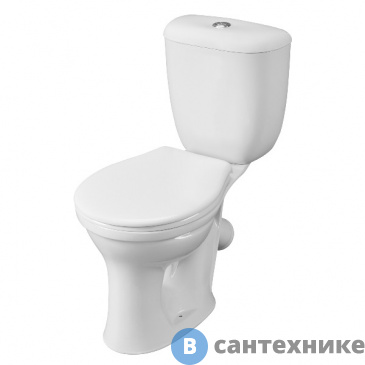 картинка Унитаз-компакт Santeri Виктория белый н/п (+арм, крепл.,сид.)