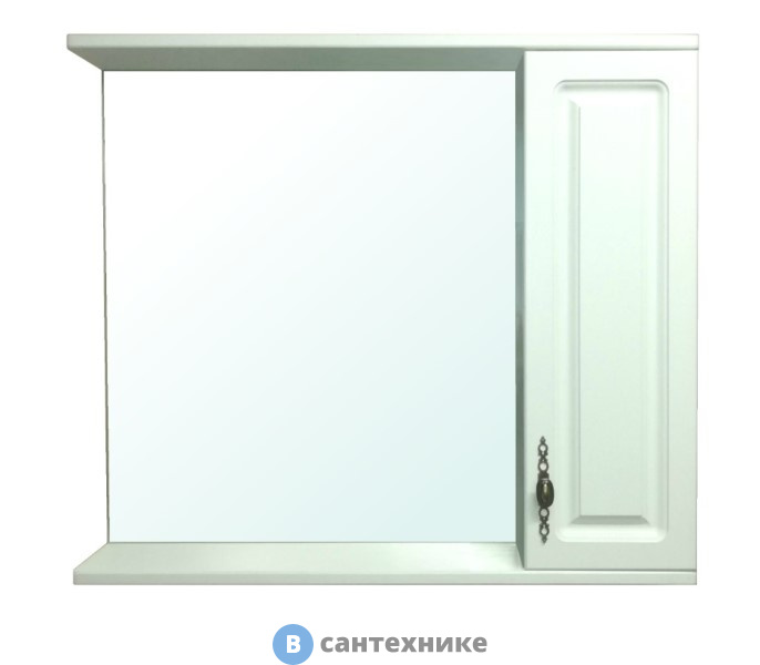 Зеркало-шкаф Loranto Janet 80 (800*700*140) (Ольха) (CS00049713)