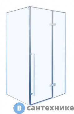 картинка Душевое ограждение Cerutti C1AW 120x90x195 прозрачное стекло