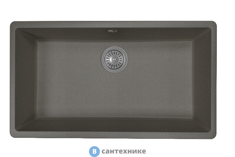 Кухонная мойка FLORENTINA Вега 700, чёрный FG (22.435.E0700.102)