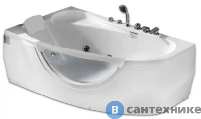 картинка Акриловая ванна Gemy G9046 B L (1610*960*680)