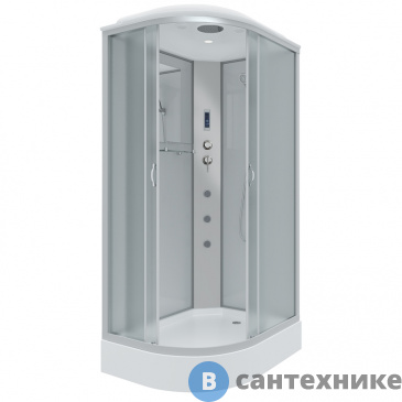 картинка Душевая кабина Niagara NG-3312-14RF (1200х800х2150) низкий поддон, стекло матовое