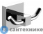 картинка Крючок AZARIO RINA двойной, хром (AZ-87005B)