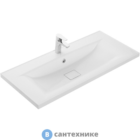 Раковина Акватон Айрис M 1000 белая (1A73273KAG010)