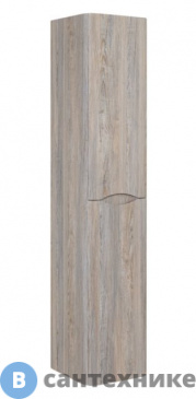 картинка Шкаф BelBagno ACQUA ACQUA-1600-2A-SC-PS-P подвесной с двумя распашными дверцами с доводчиками, с двумя полками, универсальный, Pino Scania, 320x320x1600